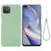 Mobigear Rubber Touch Coque OPPO Reno 4 Z 5G Coque arrière en Silicone - Vert