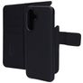 Mobiparts Housse Samsung Galaxy A56 Etui avec Coque Détachable en Cuir Véritable Porte-Monnaie - Noir