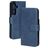Mobiparts Classic Wallet Housse Samsung Galaxy S25 MagSafe Etui - Steel Blue