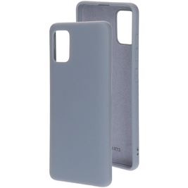 Mobiparts Coque Samsung Galaxy A51 Coque arrière en Silicone - Royal Grey Mobiparts Coque Samsung Galaxy A51 Coque arrière en Silicone - Royal Grey