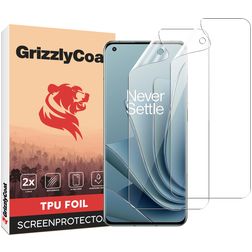 GrizzlyCoat OnePlus 10 Pro Hydrogel TPU Protection d'écran - Compatible Coque (Lot de 2)