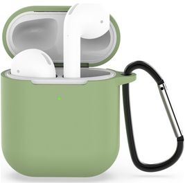 Mobigear Classic Coque Apple AirPods 2 Coque en Silicone Souple - Vert