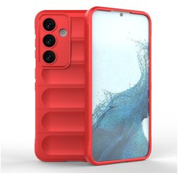 Mobigear Bumpy Coque Samsung Galaxy S24 Coque arrière en TPU Souple - Rouge