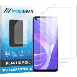 Mobigear OPPO A73 5G Protection d'écran Film - Compatible Coque (Lot de 3)