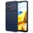 Mobigear Brushed Slim Coque POCO M5 Coque arrière en TPU Souple - Bleu Marin