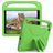 Mobigear AeroArmor Coque iPad 7 (2019) Coque de tablette pour enfants avec Poignée Enfants en EVA + Porte-crayon - Vert