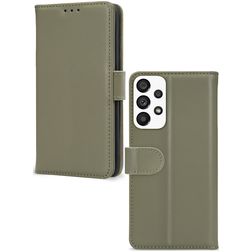 Mobilize Premium Gelly Wallet Housse Samsung Galaxy A53 Etui Porte-Monnaie - Vert