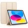 Mobigear Tri-Fold Gel Coque iPad 10 (2022) Etui en TPU,Similicuir - Or