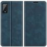 Mobigear Retro Slim Housse Wiko Power U20 Etui Porte-Monnaie - Bleu