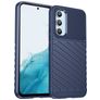 Mobigear Groove Coque Samsung Galaxy A54 Coque arrière en TPU Souple - Bleu