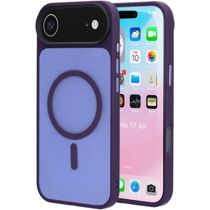Mobiparts Hardcover Coque iPhone Air MagSafe Coque arrière Rigide - Satin Purple