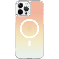 Valenta Rainbow iPhone 15 Pro Max MagSafe Plastique rigide Coque arrière - Colorée