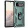 Mobigear Armor Ring Google Pixel 6 Plastique rigide Coque arrière Antichoc avec bague de maintien - Vert
