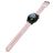Mobigear Bumpy Bracelet Silicone Smartwatch Fermeture boucle ardillon - Connexion universelle de 22 mm - Rose