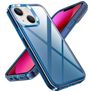 Mobigear Crystal iPhone 14 Plus Plastique rigide Coque arrière - Bleu