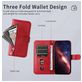 Mobigear Zipper Housse iPhone 17 Etui Porte-Monnaie - Rouge