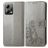 Mobigear Clover Housse POCO X5 Etui Porte-Monnaie - Gris