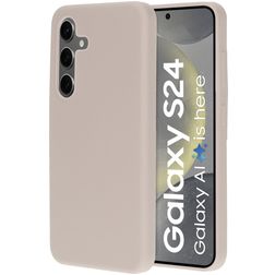 Mobiparts Coque Samsung Galaxy S24 Coque arrière en Silicone - Soft Salmon