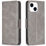 Mobigear Excellent Housse iPhone 15 Etui Porte-Monnaie - Gris