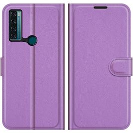 Mobigear Classic Housse TCL 20 SE Etui Porte-Monnaie - Violet