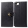 Mobigear Snap Button Housse iPhone 7 Etui Porte-Monnaie - Noir