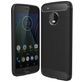 Mobigear Brushed Slim Coque Motorola Moto G5 Plus Coque arrière en TPU Souple - Noir