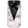 Mobigear Marble Coque iPhone XS Max Coque arrière en TPU Souple - Leaves