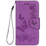 Mobigear Butterfly Housse iPhone XS Etui Porte-Monnaie - Violet