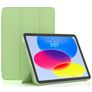 Mobigear Tri-Fold Gel Coque iPad 11 (2025) Etui en TPU,Similicuir - Vert
