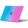 Mobigear Rainbow Matte MacBook Air 15 Pouces (2023-2026) Coque - Bleu / Rose - Model A2941 / A3114 / A3241 / A3448