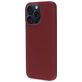 Mobiparts Coque iPhone 15 Pro Max Coque arrière en Silicone - Plum Red