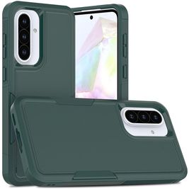 Mobigear Heavy Armor Coque Samsung Galaxy A36 Coque arrière Rigide Anti-Chocs - Vert