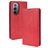Mobigear Sensation Housse Motorola Edge X30 Etui Porte-Monnaie - Rouge
