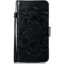Mobigear Mandala Housse Huawei P40 Etui Porte-Monnaie - Noir