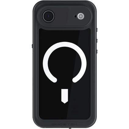 Ghostek Nautical Slim Coque iPhone Air MagSafe Coque arrière Imperméable Rigide Anti-Chocs - Noir