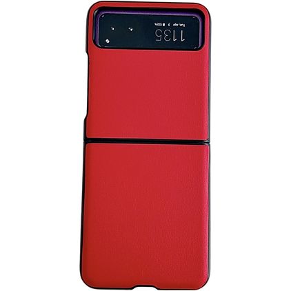 Mobigear Excellent Motorola Razr 40 Plastique rigide Coque arrière - Rouge