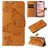 Mobigear Butterfly Housse iPhone 16 Plus Etui Porte-Monnaie - Cognac