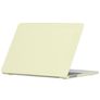 Mobigear Cream Matte MacBook Air 13 Pouces (2022-2026) Coque - Jaune - Model A2681 / A3113 / A3240 / A3449