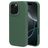 Mobiparts Coque iPhone 16 Pro Coque arrière en Silicone - Forest Green