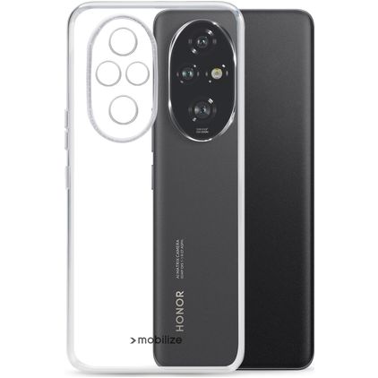 Mobilize Gelly Coque Transparente HONOR 200 Pro Coque arrière en TPU Souple - Transparent