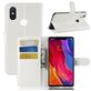 Mobigear Classic Housse Xiaomi Mi 8 SE Etui Porte-Monnaie - Blanc