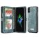 Caseme 008 Housse iPhone X Etui avec Coque Détachable Porte-Monnaie - Bleu
