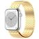 Mobigear London Bracelet Acier pour Apple Watch Fermeture magnétique - 49/46/45/44 mm - Or