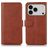 Mobigear Wallet Housse iPhone 17 Pro Etui Porte-Monnaie - Marron