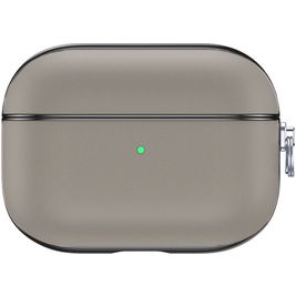 Valenta Snap Coque Apple AirPods Pro 1 Coque en Cuir Véritable - Gris