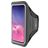 Mobiparts Comfort Fit Brassard Téléphone Samsung Galaxy S10e Brassard Coque de Sport en Neoprène - Noir