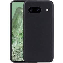 Mobigear Basics Coque Google Pixel 8a Coque arrière en TPU Souple - Noir