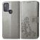 Mobigear Clover Housse Motorola Moto G50 Etui Porte-Monnaie - Gris