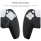 Mobigear Classic Coque Playstation 5 controller Thin Coque en Silicone Souple - Noir