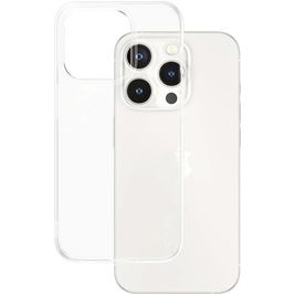 CARE by PanzerGlass Fashionable Coque Transparente iPhone 15 Pro Coque arrière en TPU Souple - Transparent